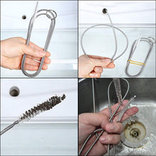 5 Pcs Reusable Refrigerator Drain Dredging Kit_13