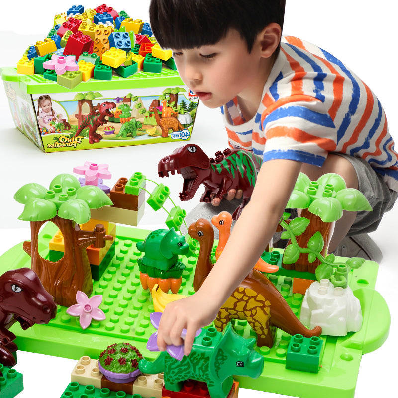 40pcs Dinosaur Park Building Blocks Set_0