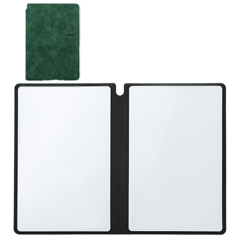 Portable & Stylish A5 Reusable Whiteboard Notebook Leather Memo_17