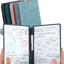 Portable & Stylish A5 Reusable Whiteboard Notebook Leather Memo_0