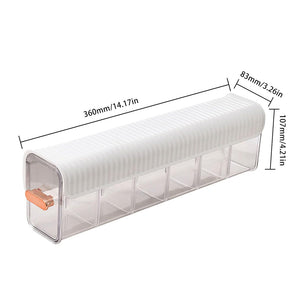 6-Cell Wall Mounted Socks and Underwear Drawer Organizer Efficient Storage Solution_6