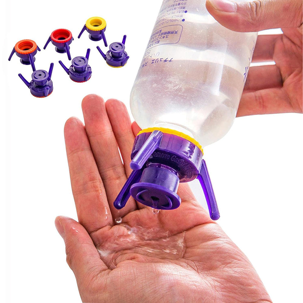 3Pcs Flip-It Bottle Emptying Kit Liquid Leakproof Cover_0