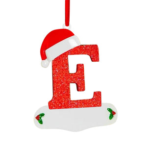 Personalized DIY Christmas 26 Letters Ornaments Xmas Tree Hanging Decor_18