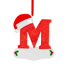 Personalized DIY Christmas 26 Letters Ornaments Xmas Tree Hanging Decor_26