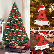 Personalized DIY Christmas 26 Letters Ornaments Xmas Tree Hanging Decor_10