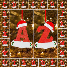 Personalized DIY Christmas 26 Letters Ornaments Xmas Tree Hanging Decor_8