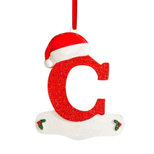 Personalized DIY Christmas 26 Letters Ornaments Xmas Tree Hanging Decor_16