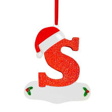 Personalized DIY Christmas 26 Letters Ornaments Xmas Tree Hanging Decor_32