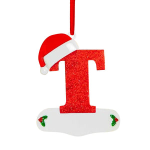 Personalized DIY Christmas 26 Letters Ornaments Xmas Tree Hanging Decor_33