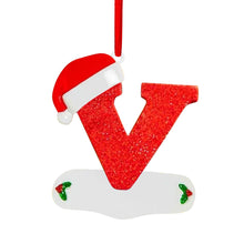 Personalized DIY Christmas 26 Letters Ornaments Xmas Tree Hanging Decor_35