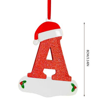 Personalized DIY Christmas 26 Letters Ornaments Xmas Tree Hanging Decor_9