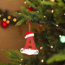 Personalized DIY Christmas 26 Letters Ornaments Xmas Tree Hanging Decor_3
