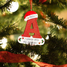 Personalized DIY Christmas 26 Letters Ornaments Xmas Tree Hanging Decor_4