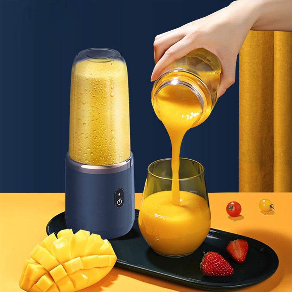 6 Blades Portable Wireless USB Juicer Maker_0