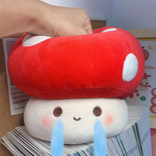 23cm Cute Mushroom Plush Stuffed Hugging Throw Pillow_6