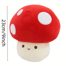 23cm Cute Mushroom Plush Stuffed Hugging Throw Pillow_13