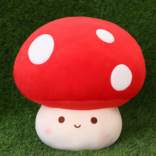23cm Cute Mushroom Plush Stuffed Hugging Throw Pillow_3