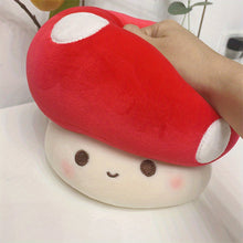 23cm Cute Mushroom Plush Stuffed Hugging Throw Pillow_4
