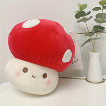 23cm Cute Mushroom Plush Stuffed Hugging Throw Pillow_5