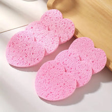 50 Pcs Heart Shaped Natural Cotton Compressed Facial Cleansing Sponge_6