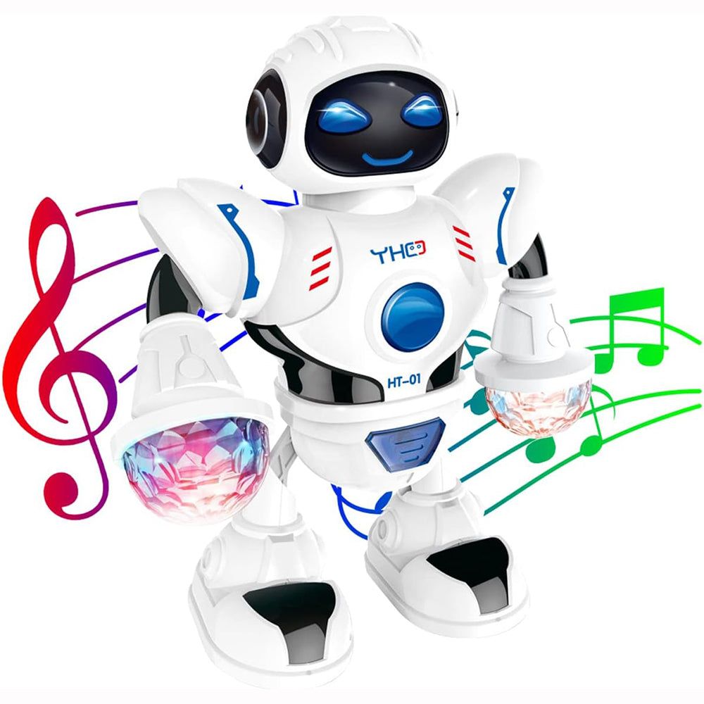 Musical Colorful Flashing Space Dancing Robot Toy_0