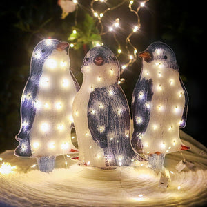 Christmas Penguin Acrylic LED Lights_2