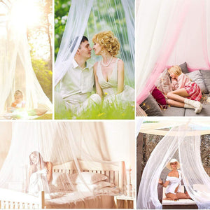 Large Dome Hanging Bed Mosquito Mesh Net Tent for Bed Canopy_17