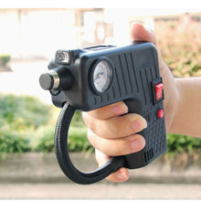 Portable Car Tire Pressure Gauge Air Inflator Pump with LED Safety Hammer_6