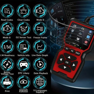 Universal Car Diagnostic Scanner Tool Engine Code Reader OBD2 Scanner with Reset_8