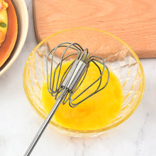 1pcs Portable Stainless Steel Semi-Automatic Rotary Whisk for Home Baking_9