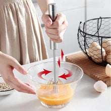 1pcs Portable Stainless Steel Semi-Automatic Rotary Whisk for Home Baking_13