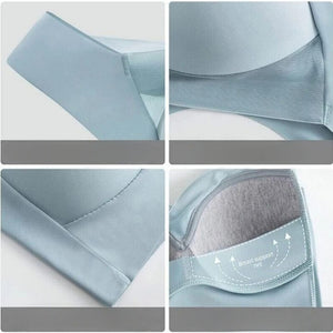 Wireless Ice Silk Chest Wrap Push Up Tank Bra_17