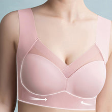 Wireless Ice Silk Chest Wrap Push Up Tank Bra_4