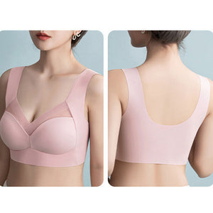 Wireless Ice Silk Chest Wrap Push Up Tank Bra_21