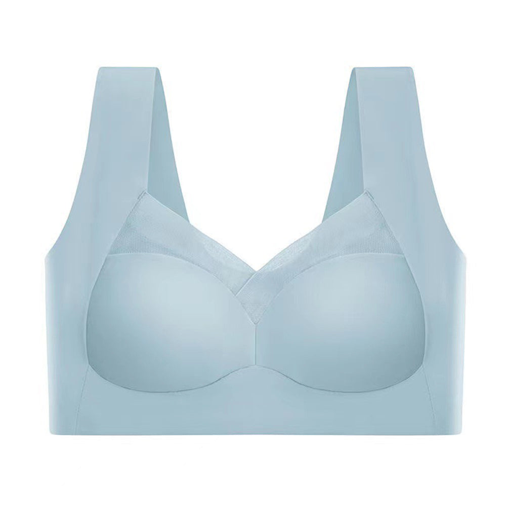 Wireless Ice Silk Chest Wrap Push Up Tank Bra_24