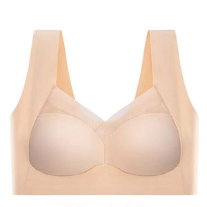 Wireless Ice Silk Chest Wrap Push Up Tank Bra_25