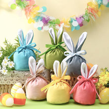 5/10pcs Easter Bunny Rabbit Bags Ears Velvet Bag Gift Box_8