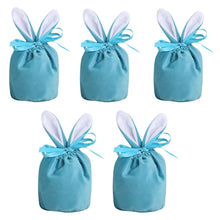 5/10pcs Easter Bunny Rabbit Bags Ears Velvet Bag Gift Box_15