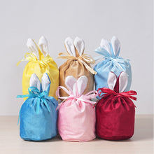 5/10pcs Easter Bunny Rabbit Bags Ears Velvet Bag Gift Box_6