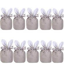 5/10pcs Easter Bunny Rabbit Bags Ears Velvet Bag Gift Box_20