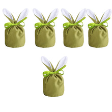 5/10pcs Easter Bunny Rabbit Bags Ears Velvet Bag Gift Box_21