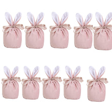 5/10pcs Easter Bunny Rabbit Bags Ears Velvet Bag Gift Box_24