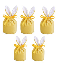 5/10pcs Easter Bunny Rabbit Bags Ears Velvet Bag Gift Box_25