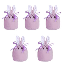 5/10pcs Easter Bunny Rabbit Bags Ears Velvet Bag Gift Box_31