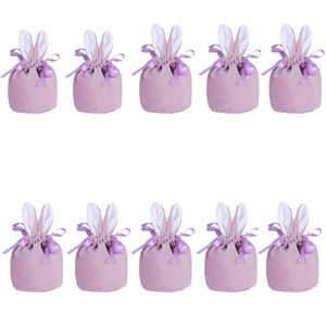 5/10pcs Easter Bunny Rabbit Bags Ears Velvet Bag Gift Box_32