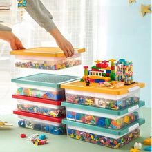 1/2/3 Layer Toy Storage Box With Lid & Grids_12