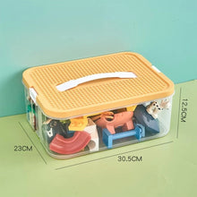 1/2/3 Layer Toy Storage Box With Lid & Grids_15