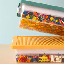 1/2/3 Layer Toy Storage Box With Lid & Grids_3