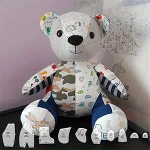 10pcs Memory Bear Template Ruler Set Clothing DIY Craft Kit_11