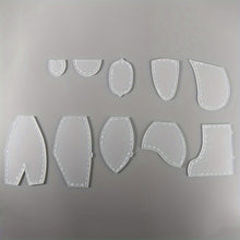 10pcs Memory Bear Template Ruler Set Clothing DIY Craft Kit_13